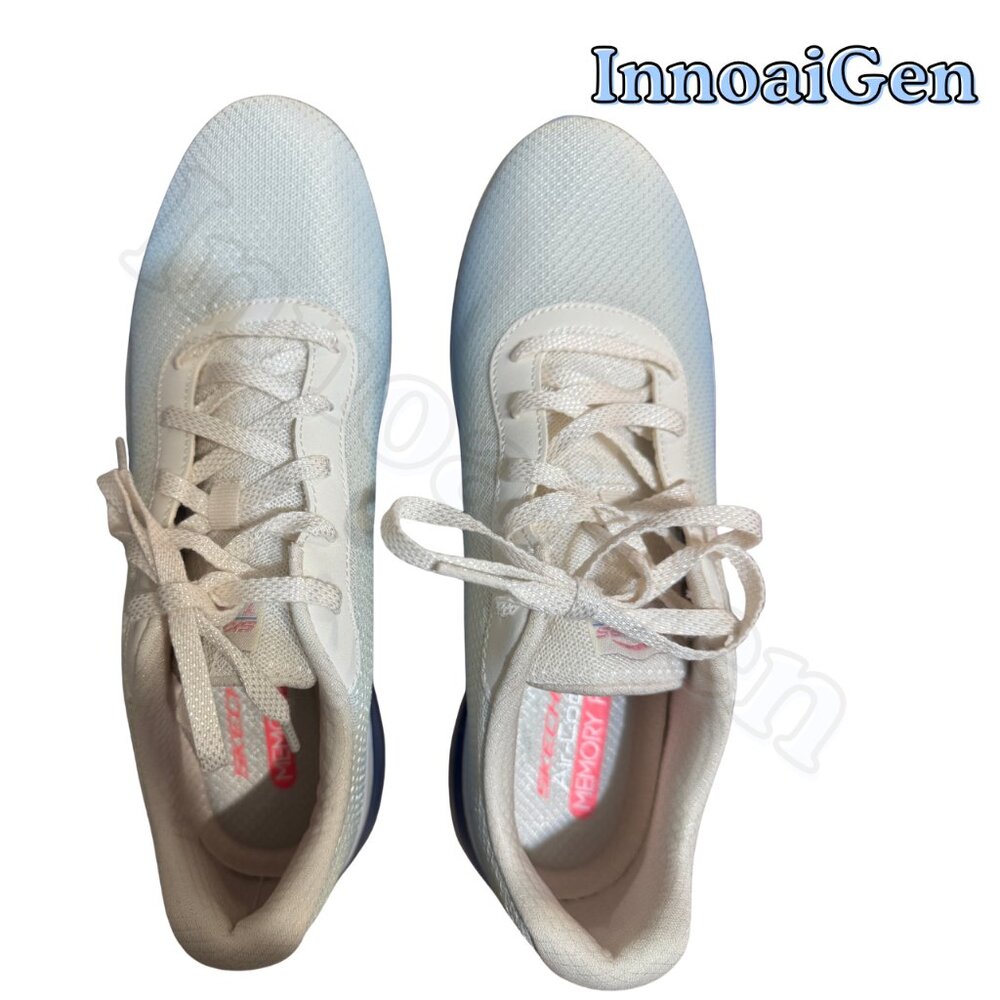 Skechers Skech-Air Element 2.0 Blue White Sneakers Size 9 NWB